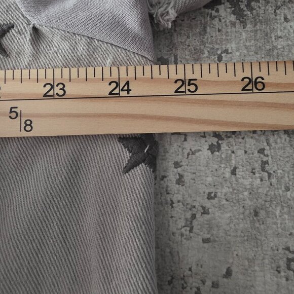 Heyson Distressed Boho Woman's Oversized Button Up Shacket NWT Size Large - Picture 8 of 8